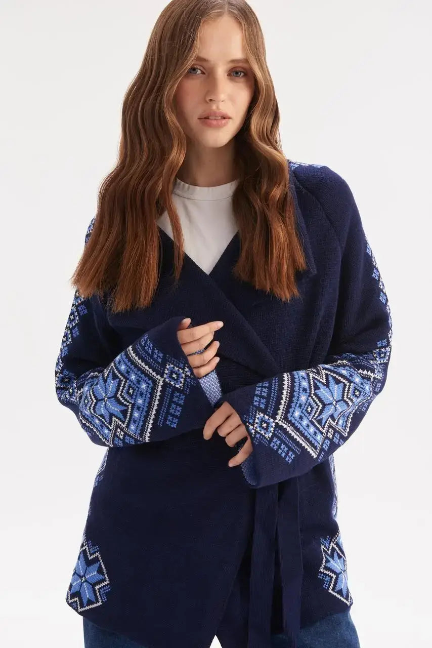 Kristina Knitted Wrap Cardigan