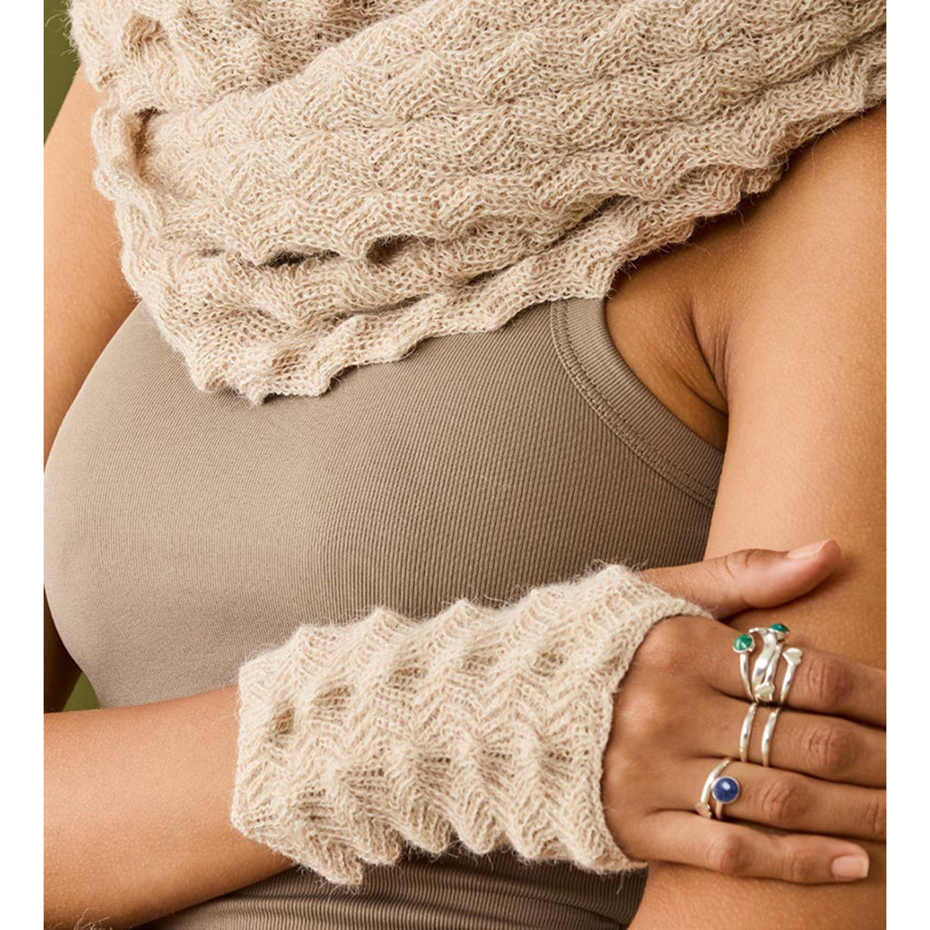 Andean Crochet Alpaca Scarf