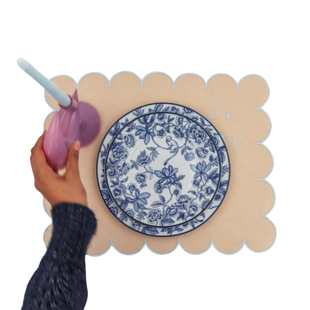 Bombay Blue Starter Plate | Set of 4 (+1 Bonus Plate)