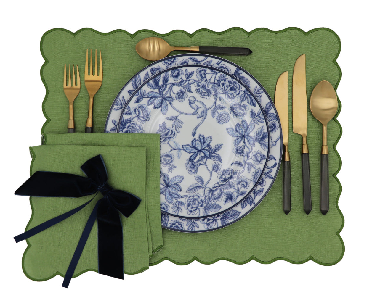 Bombay Blue Starter Plate | Set of 4 (+1 Bonus Plate)