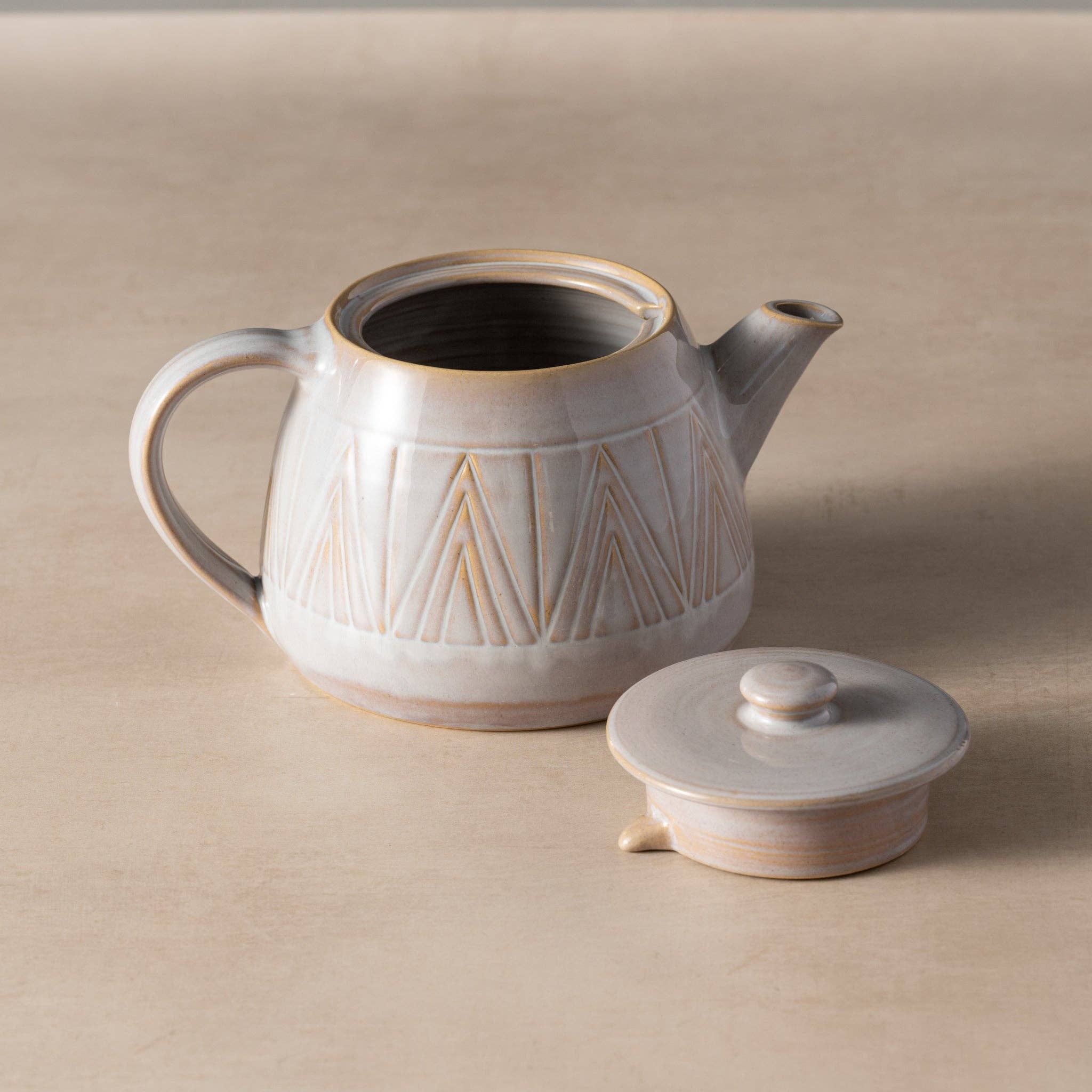 Mountain Peaks Ceramic Tea Pot