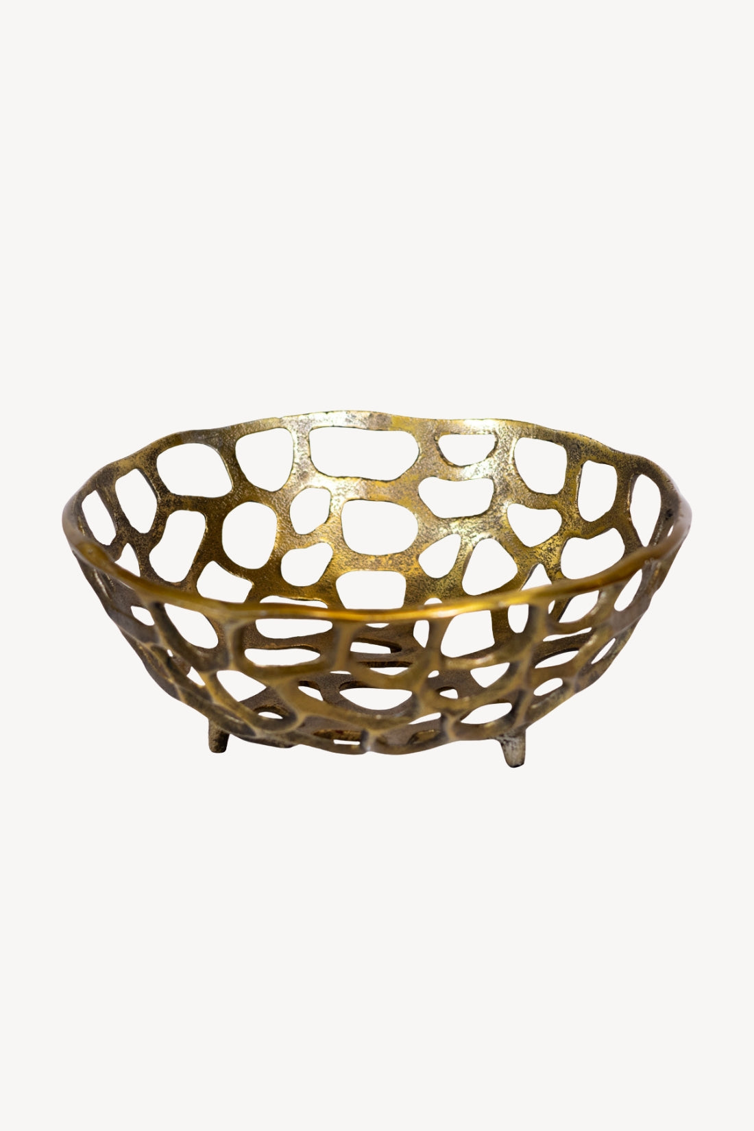 Metal Root Pattern Bowl