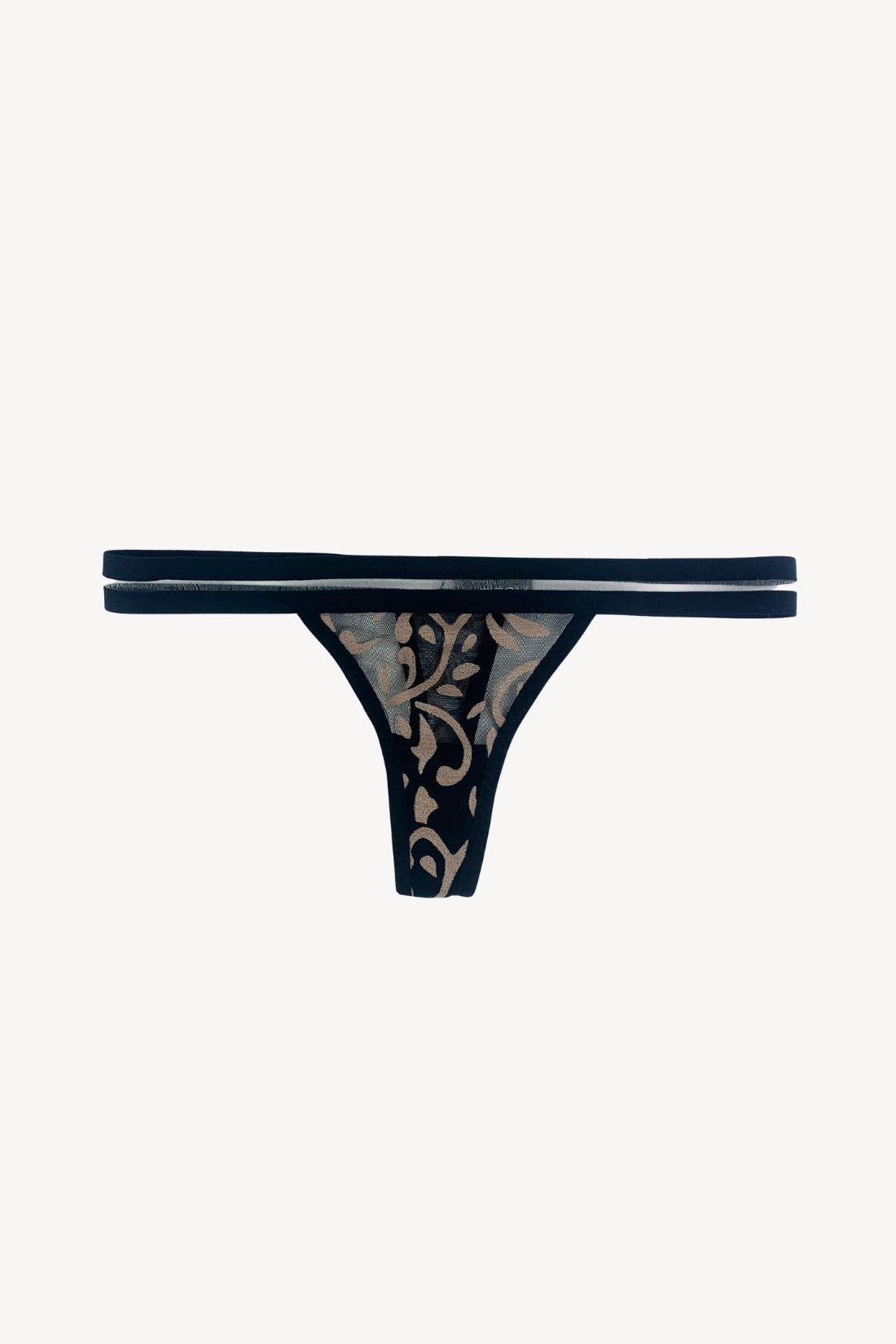 Celeste Mesh Thong