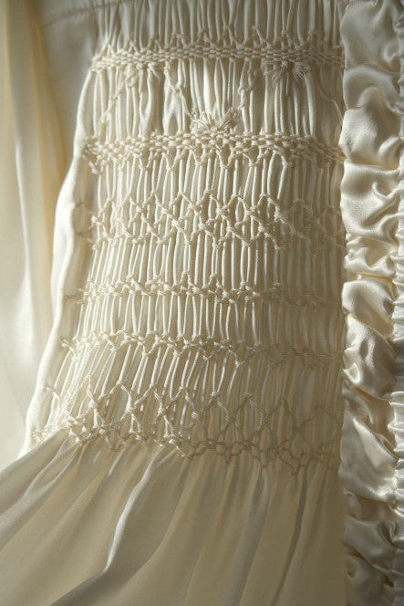 CORNELIA BLOUSE satin natural silk