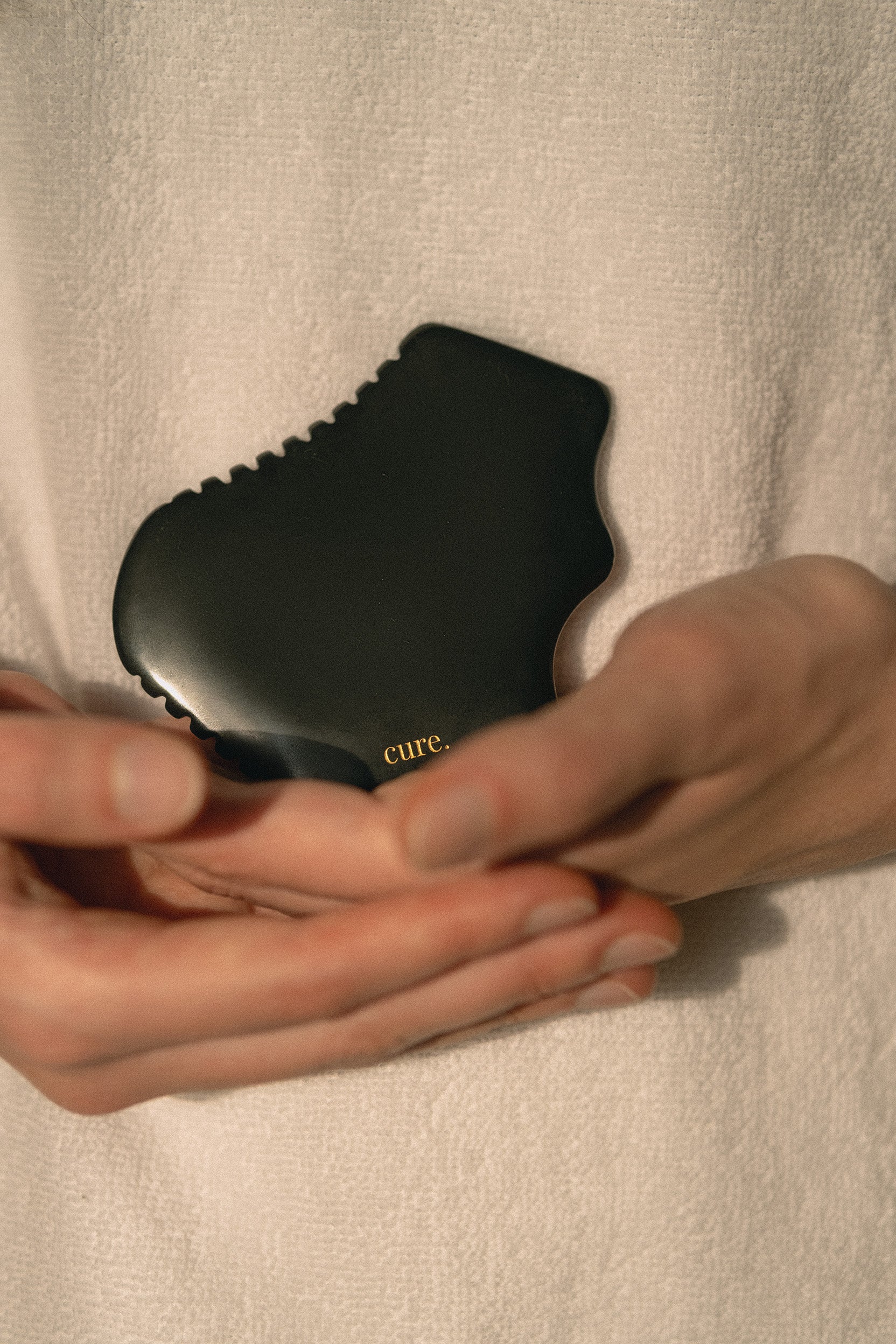 Natural Bian Stone Gua Sha for Body & Face Massage