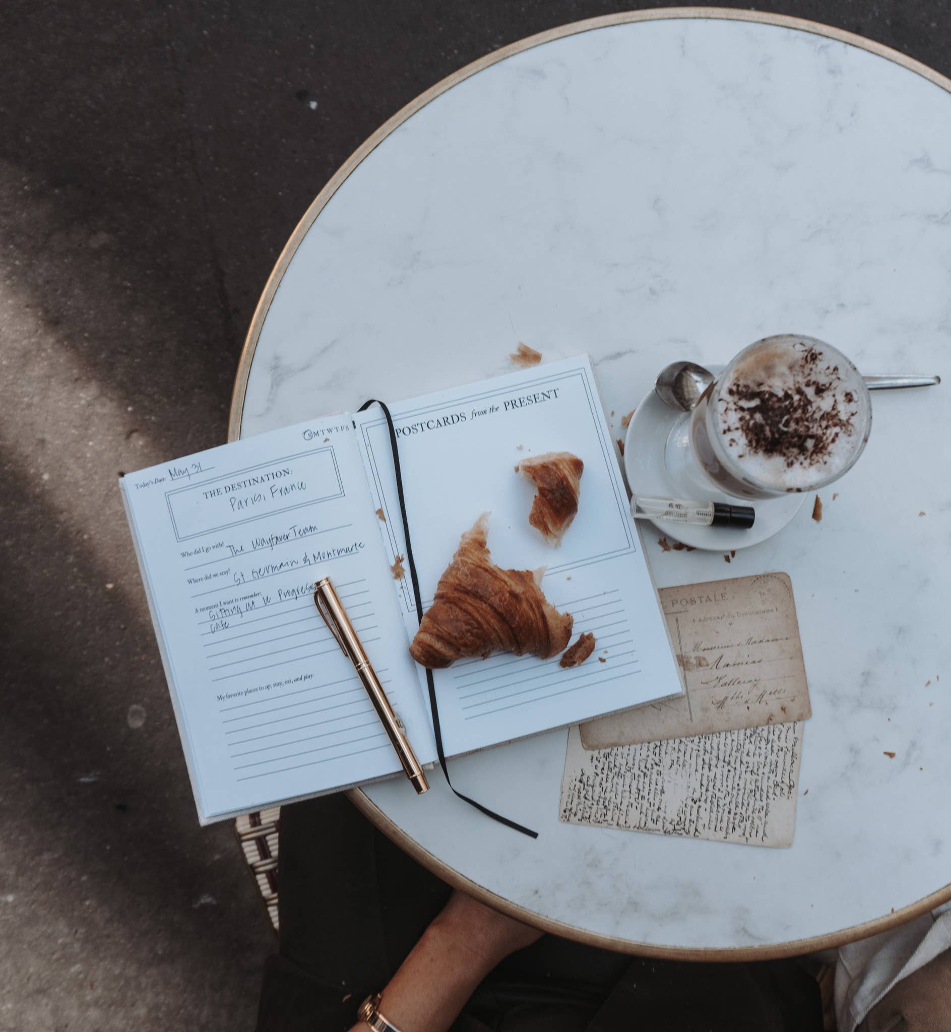 The World Is Calling: A Travel Journal | Linen Notebook