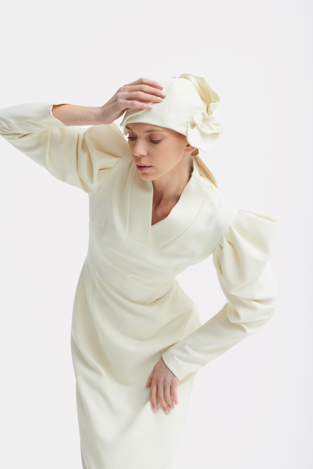 Headpiece | Evening Mini Hat Style | Ivory