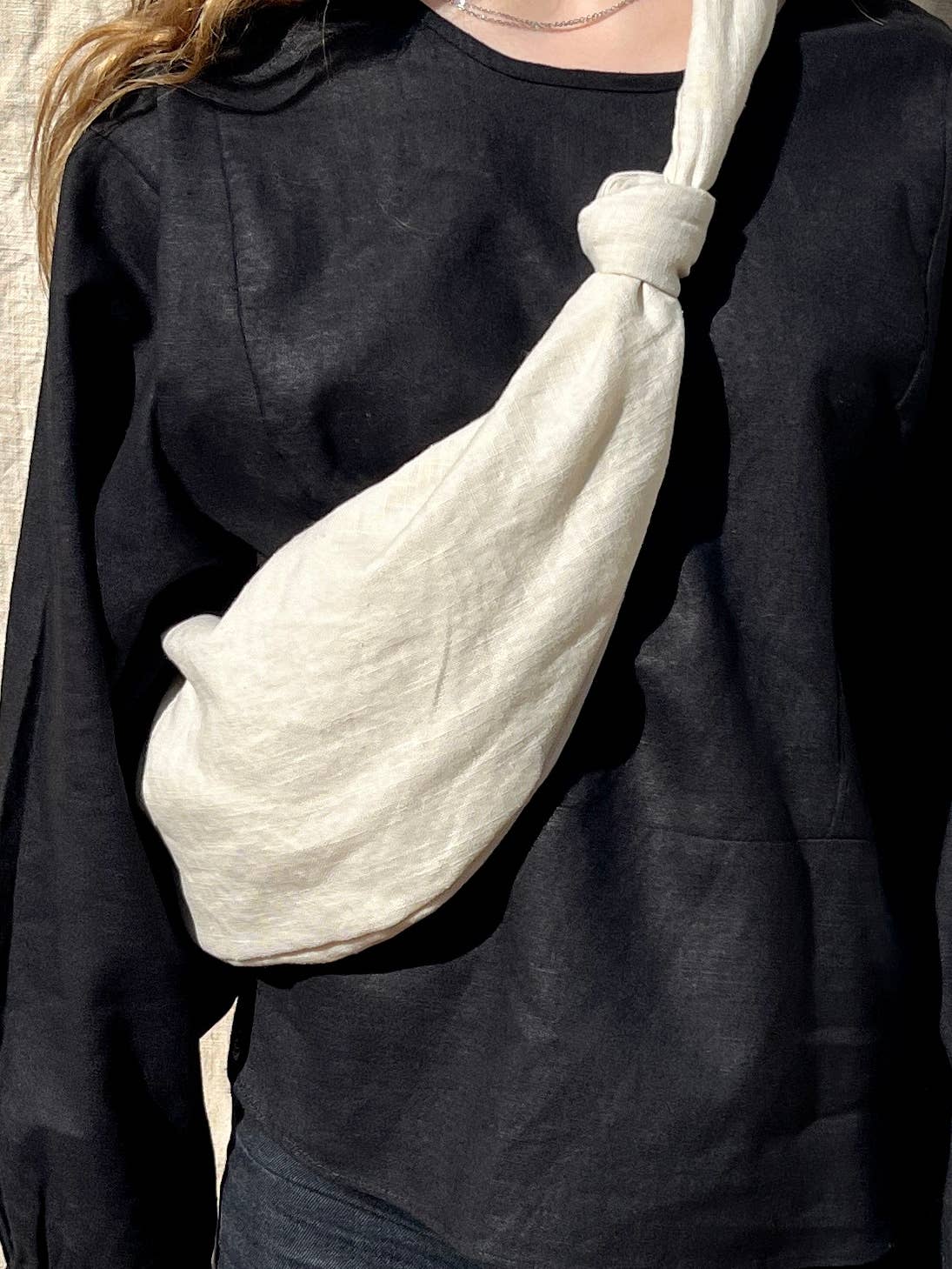 Nudo Knot Bag in Organic Linen