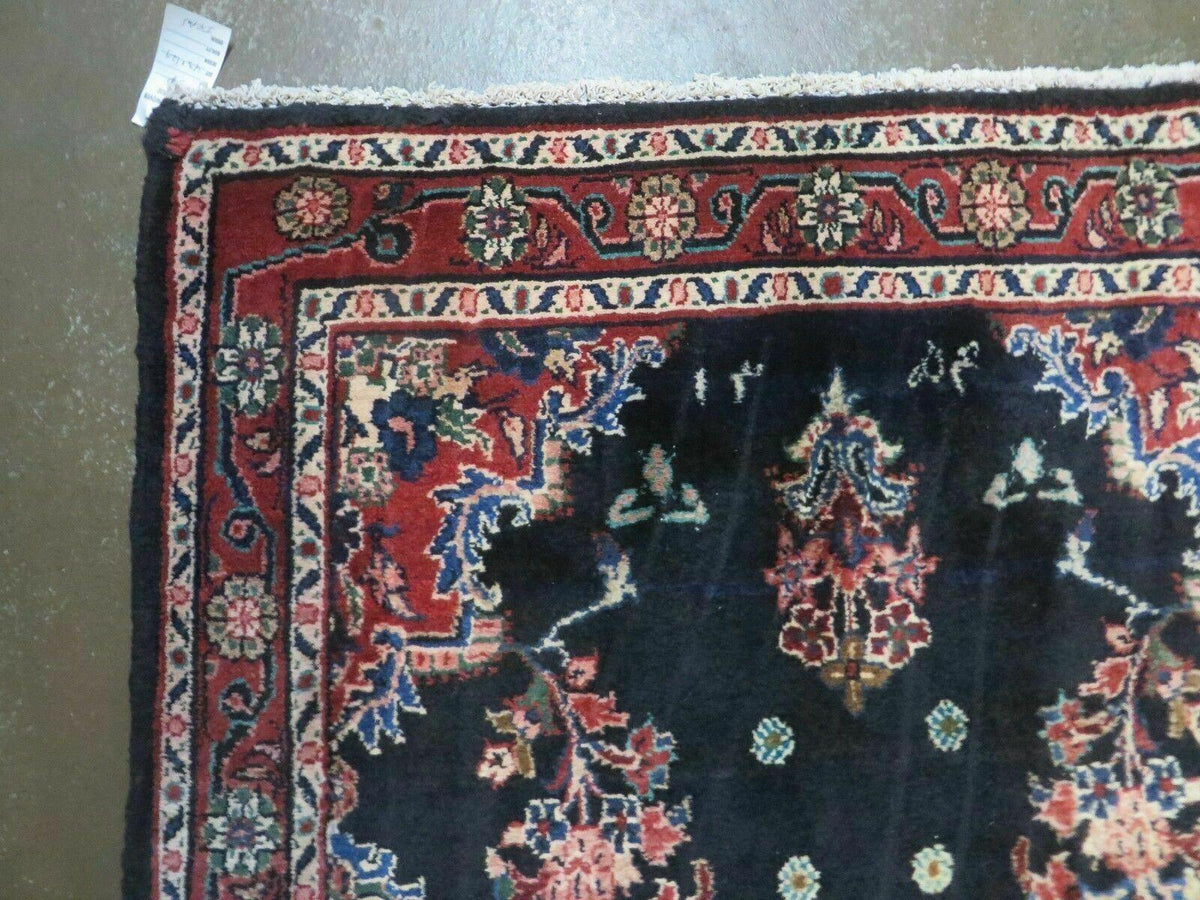 Persian Runner Rug 4x11 | Navy Blue Antique Lilihan Runner