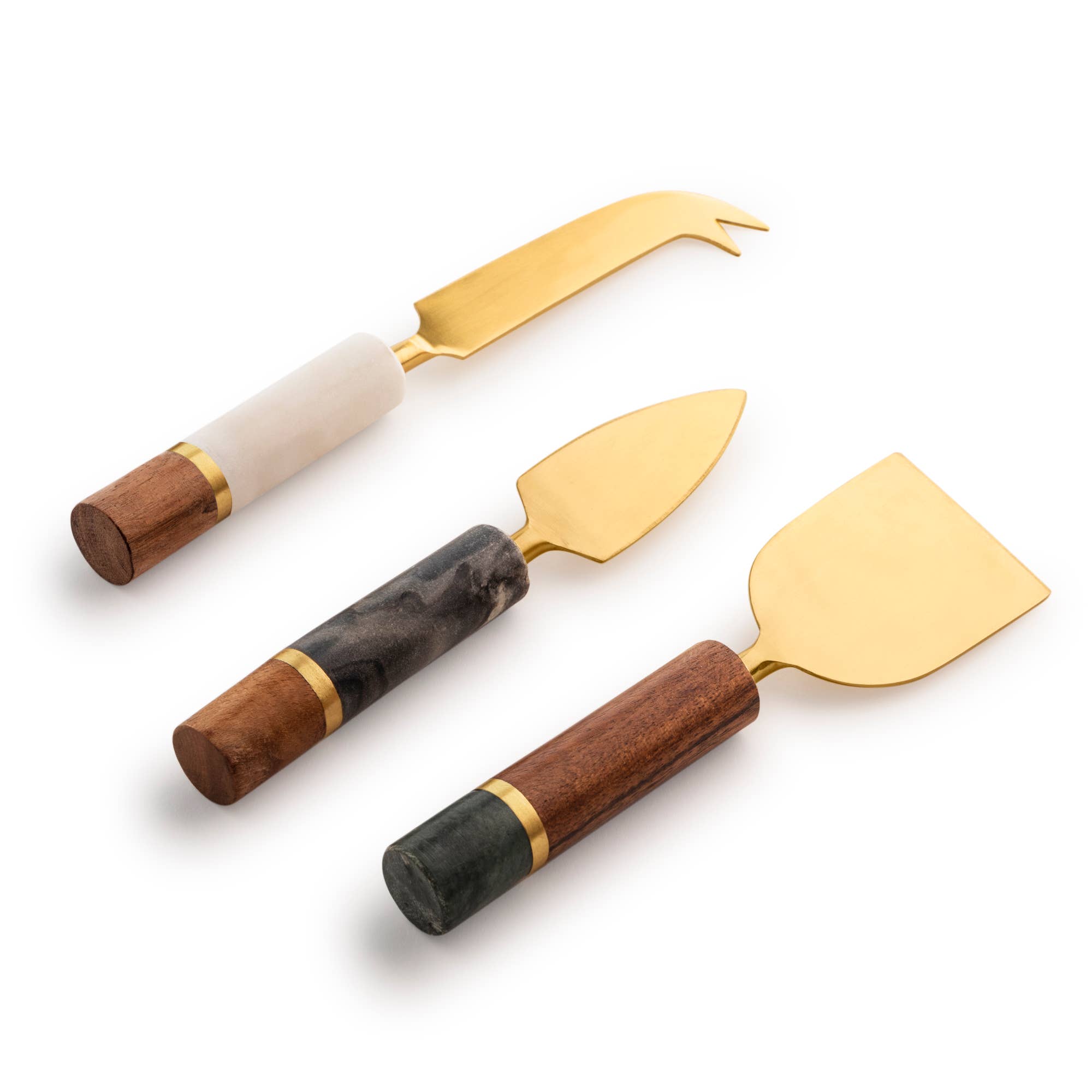 Evora Marble Cheese Knives