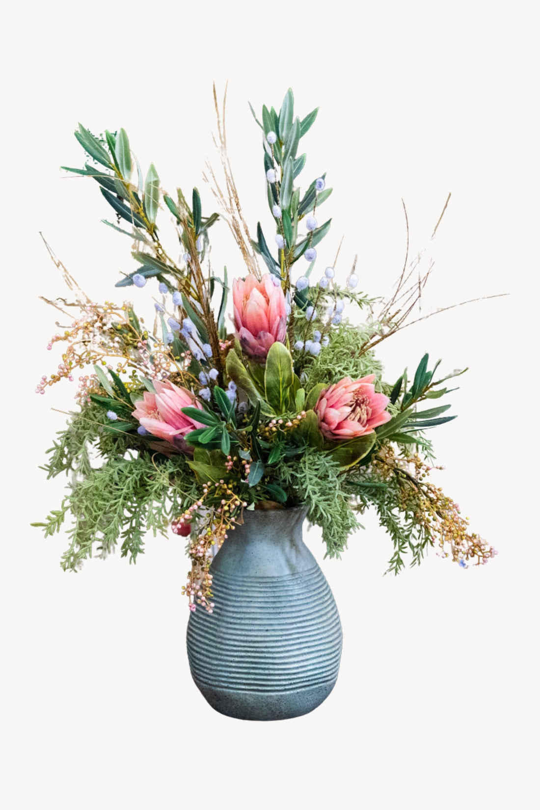 Flamingo Floral Bouquet Drop In
