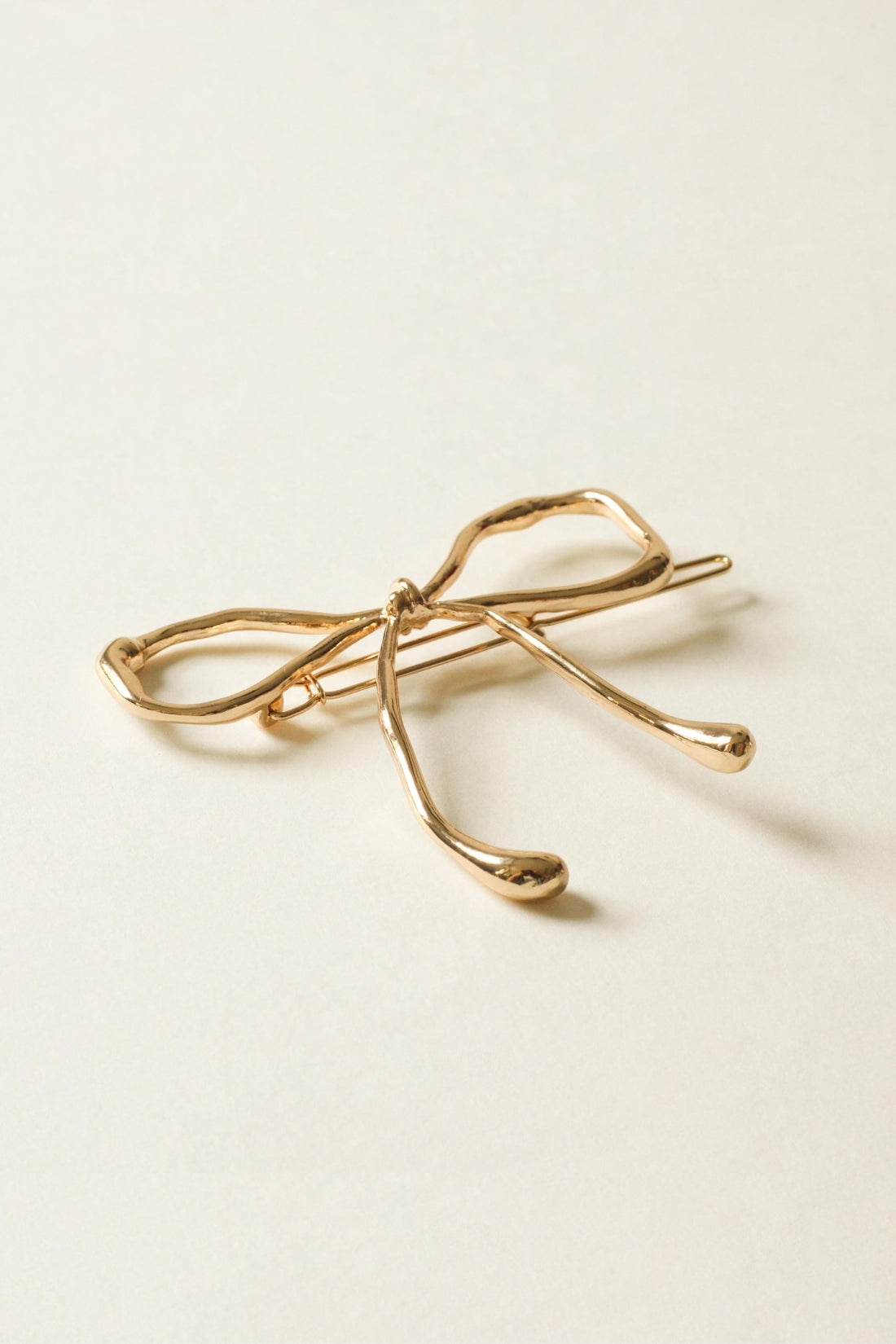 Metal Bow Barrette Hair Clip