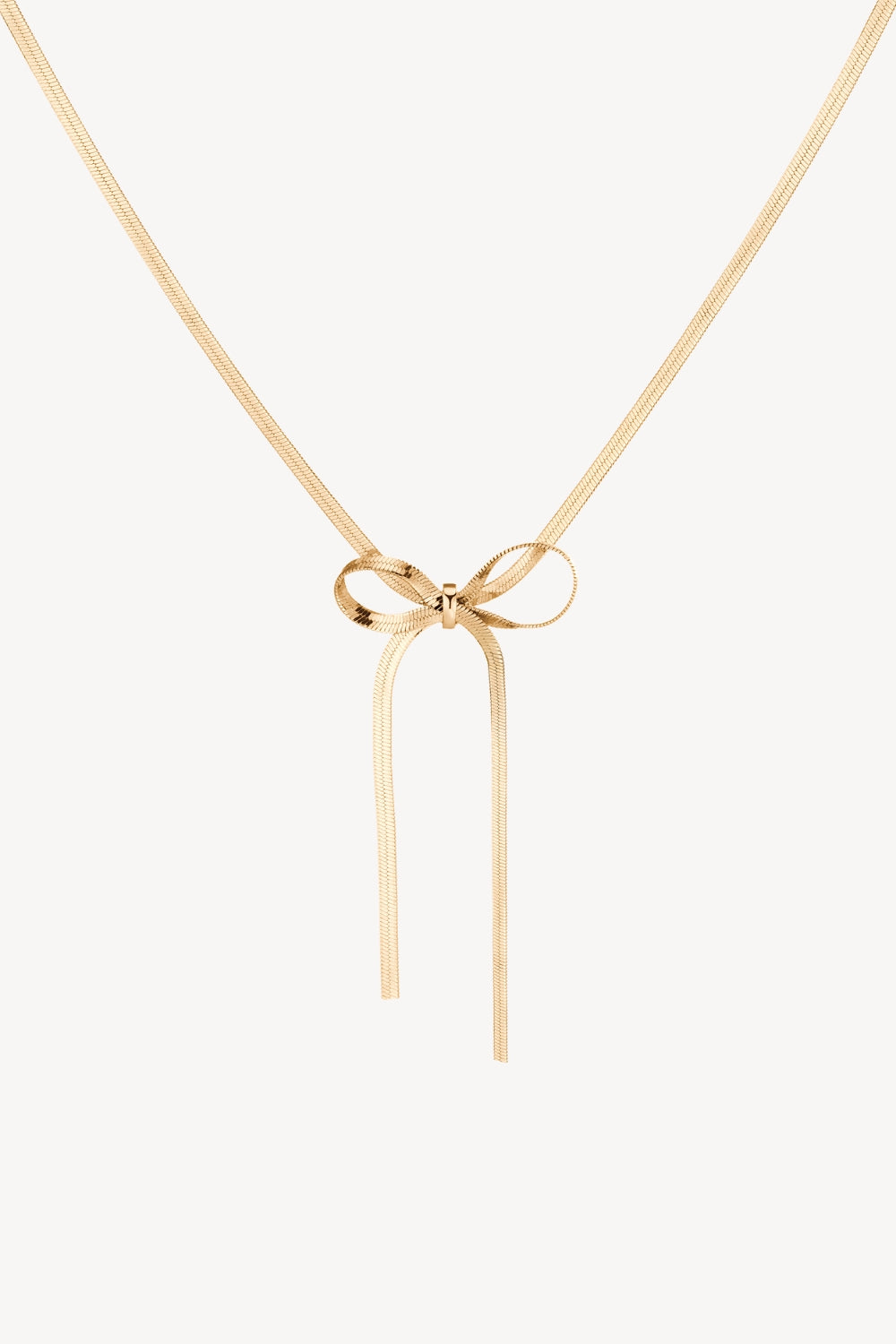 Herringbone Bow Choker