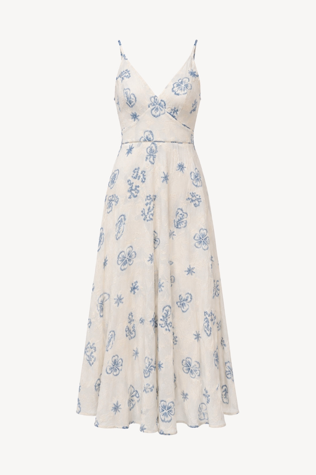 Isabella Dress in Salt Air Embroidery