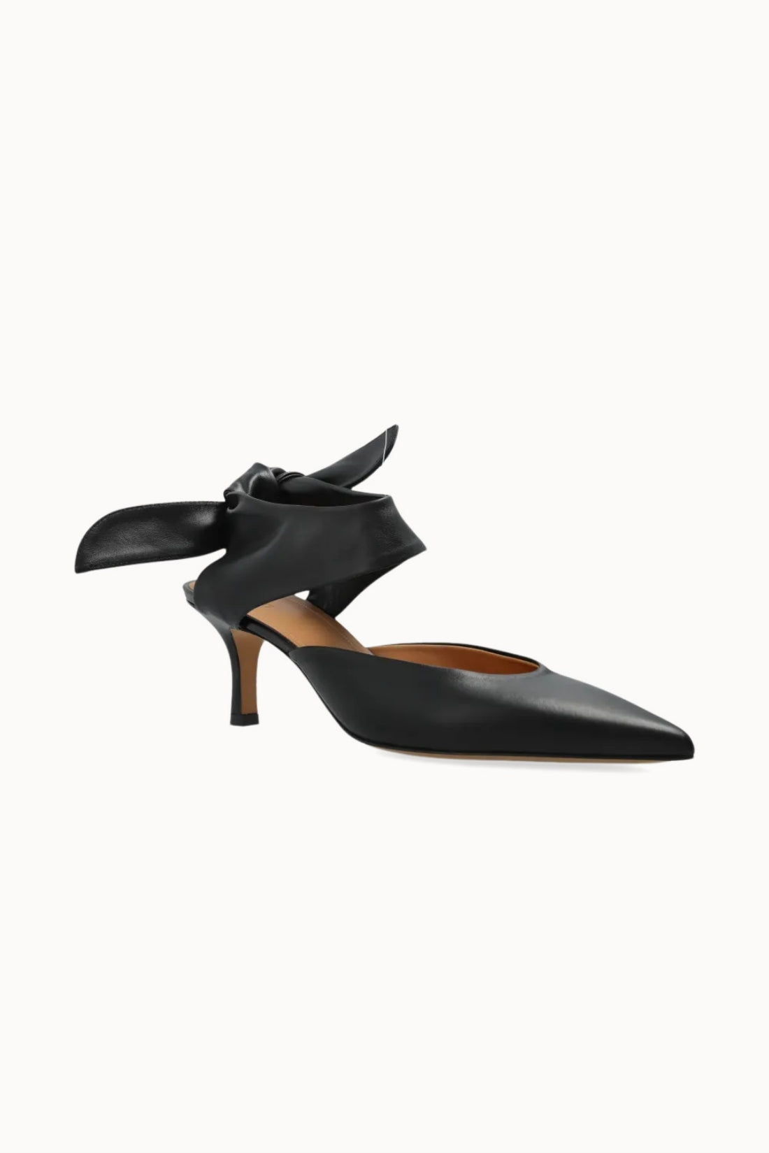 Jodie Knotted Leather Pumps