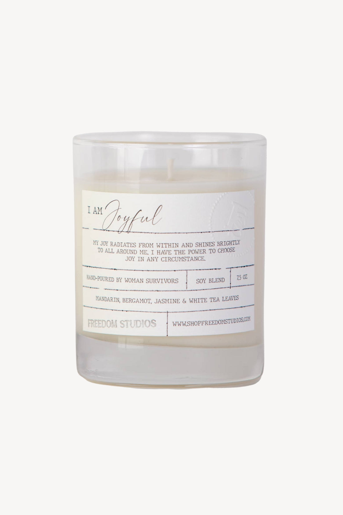 I AM Joyful 7.5 oz Candle
