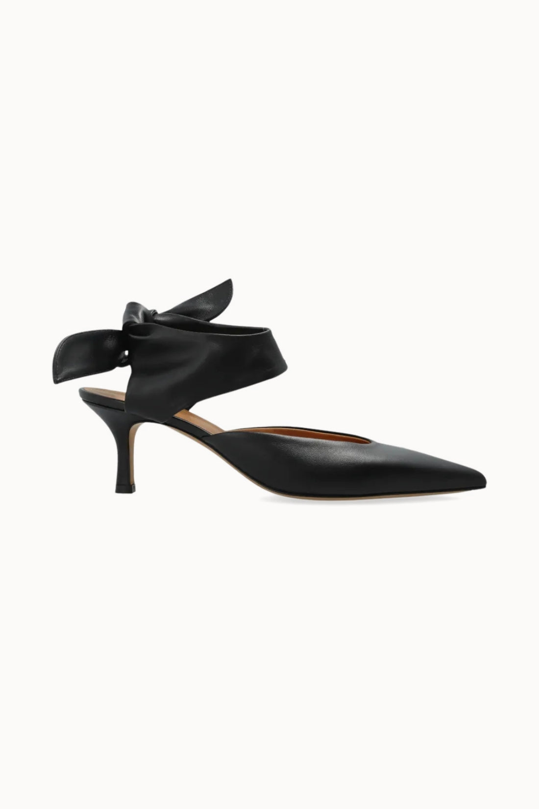 Jodie Knotted Leather Pumps