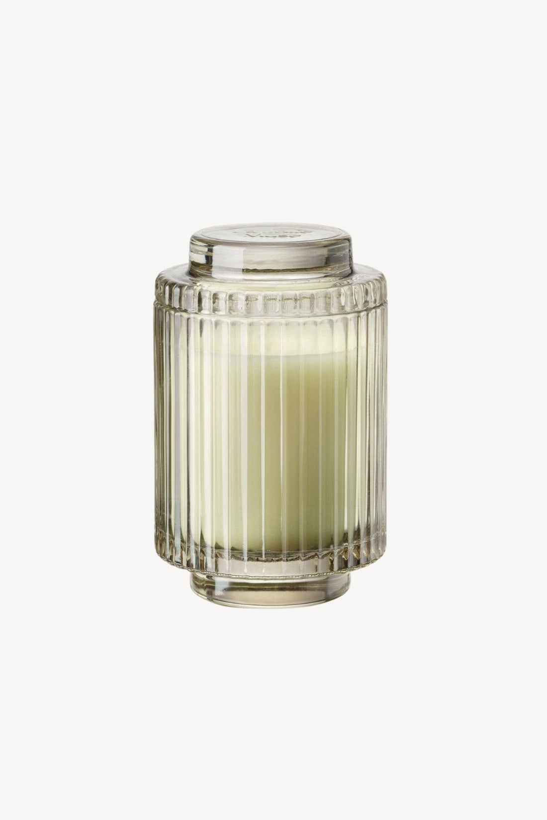 Aurélie Reeded Glass Candle: Kyoto Vine & Moss (M)