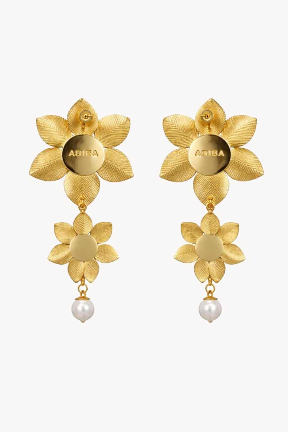 Magnolia Bloom Drop Earrings