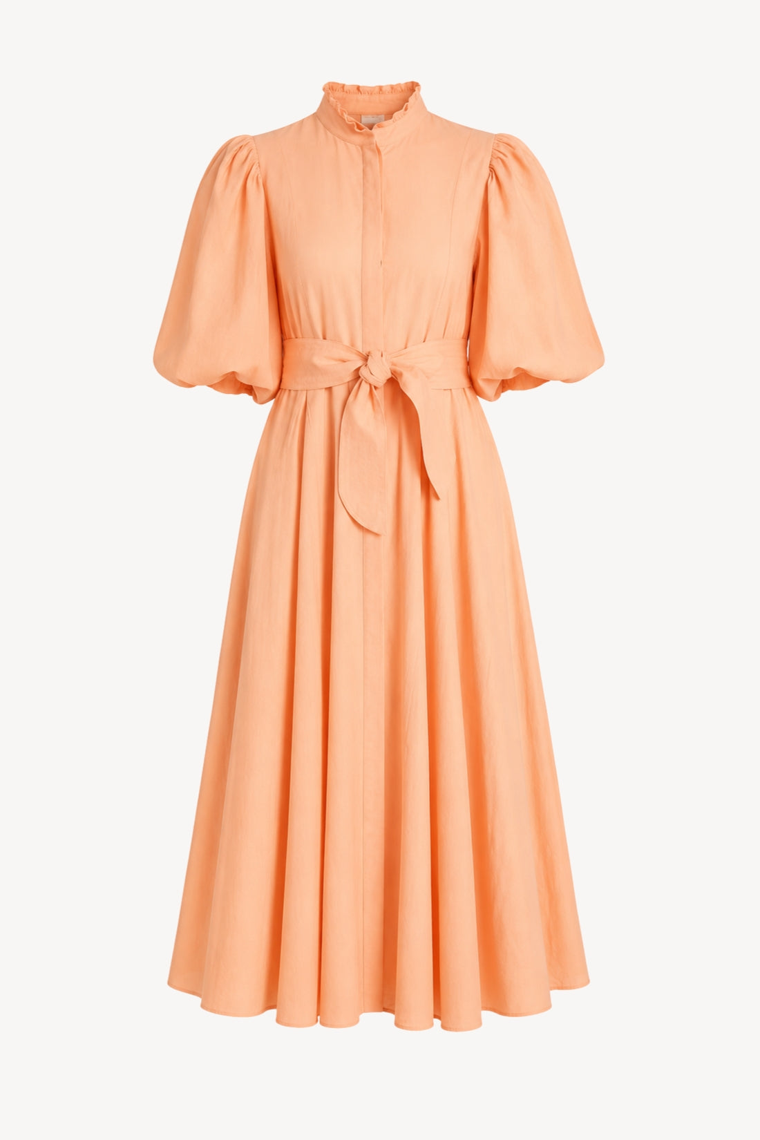 Bromelia Dress in Hot Peach