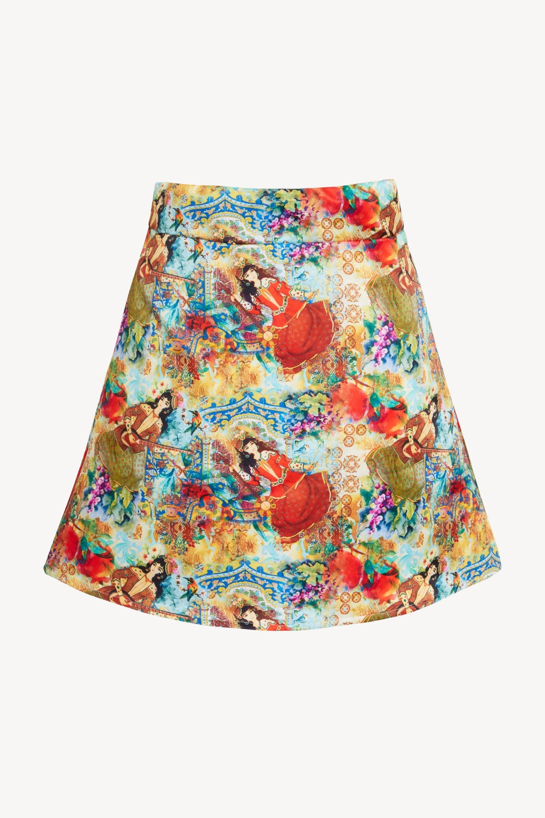 Ahura Persian Printed Mini Skirt
