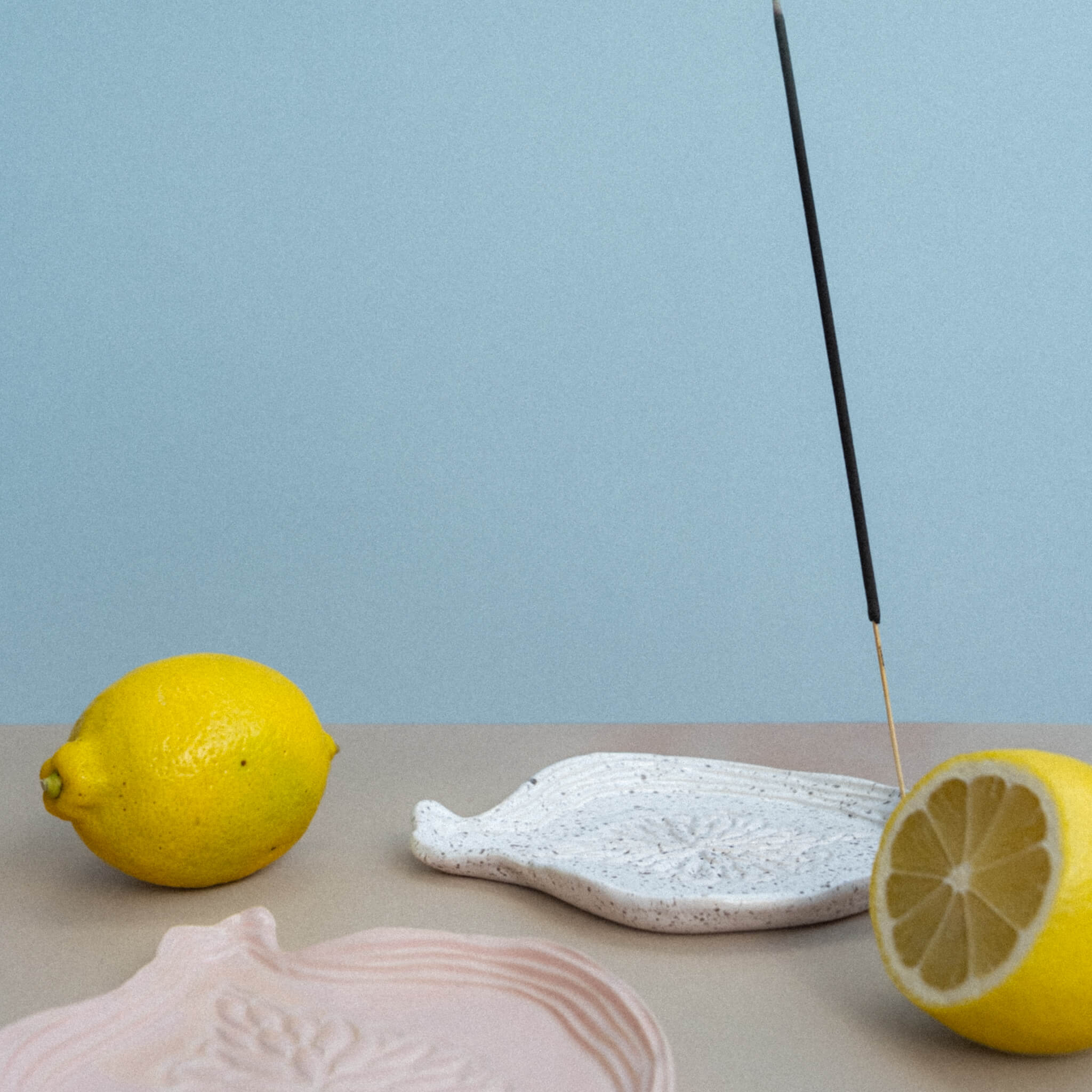 Handmade Dotted Ceramic Incense Holder