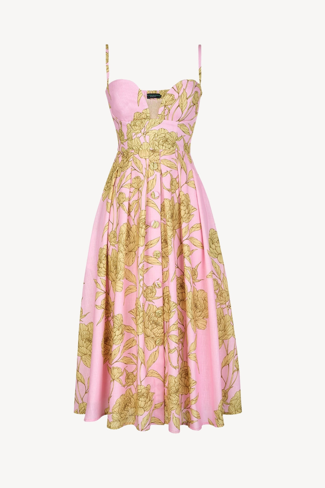 Veneta Dress in Sunlit Pink Print