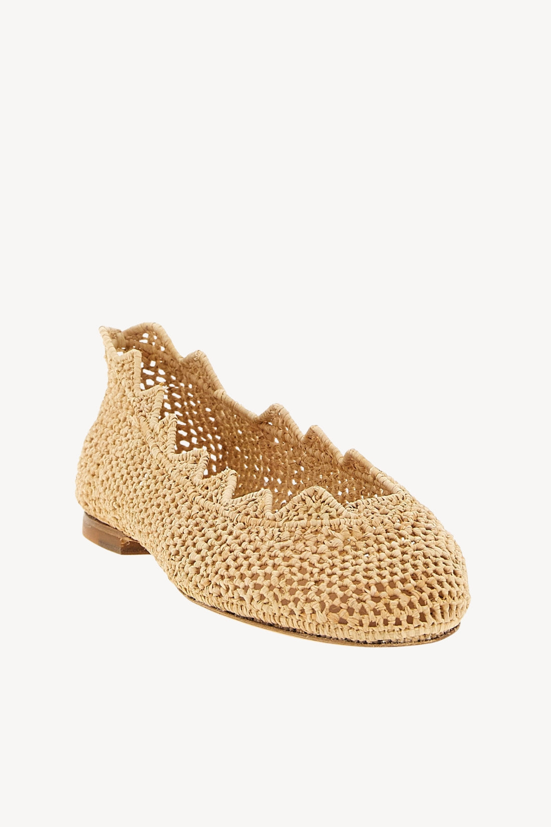 Harper Raffia Ballerina Flats
