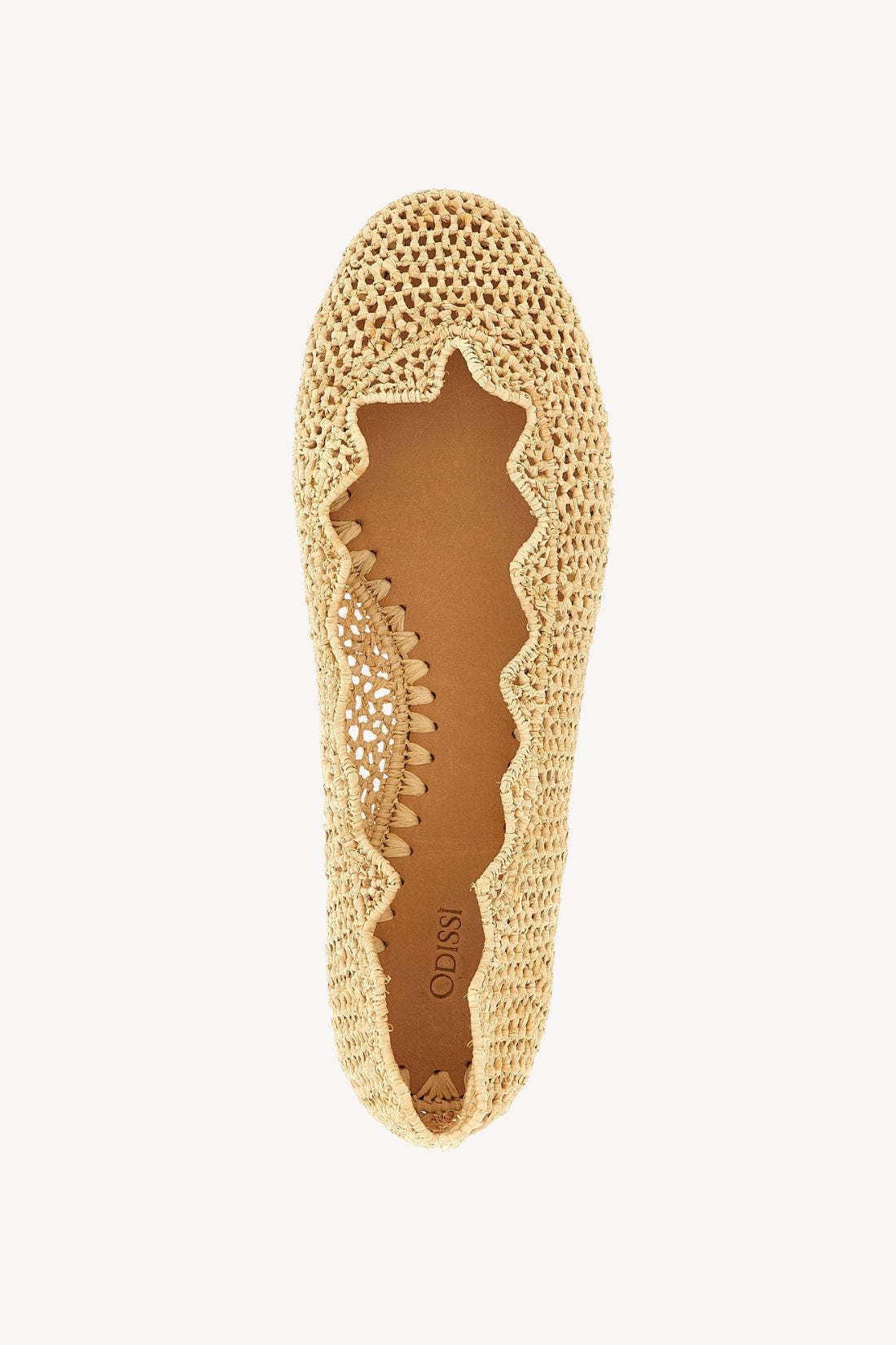 Harper Raffia Ballerina Flats