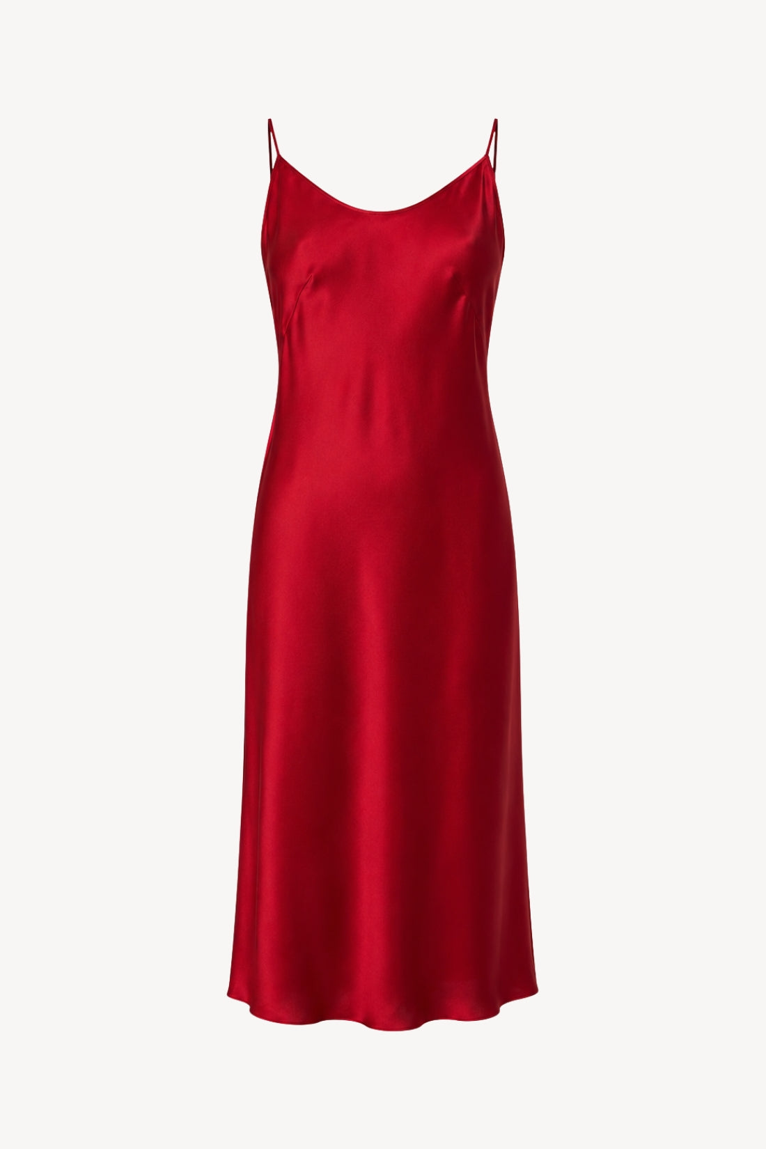 Theodora Midi Silk Bias Slip