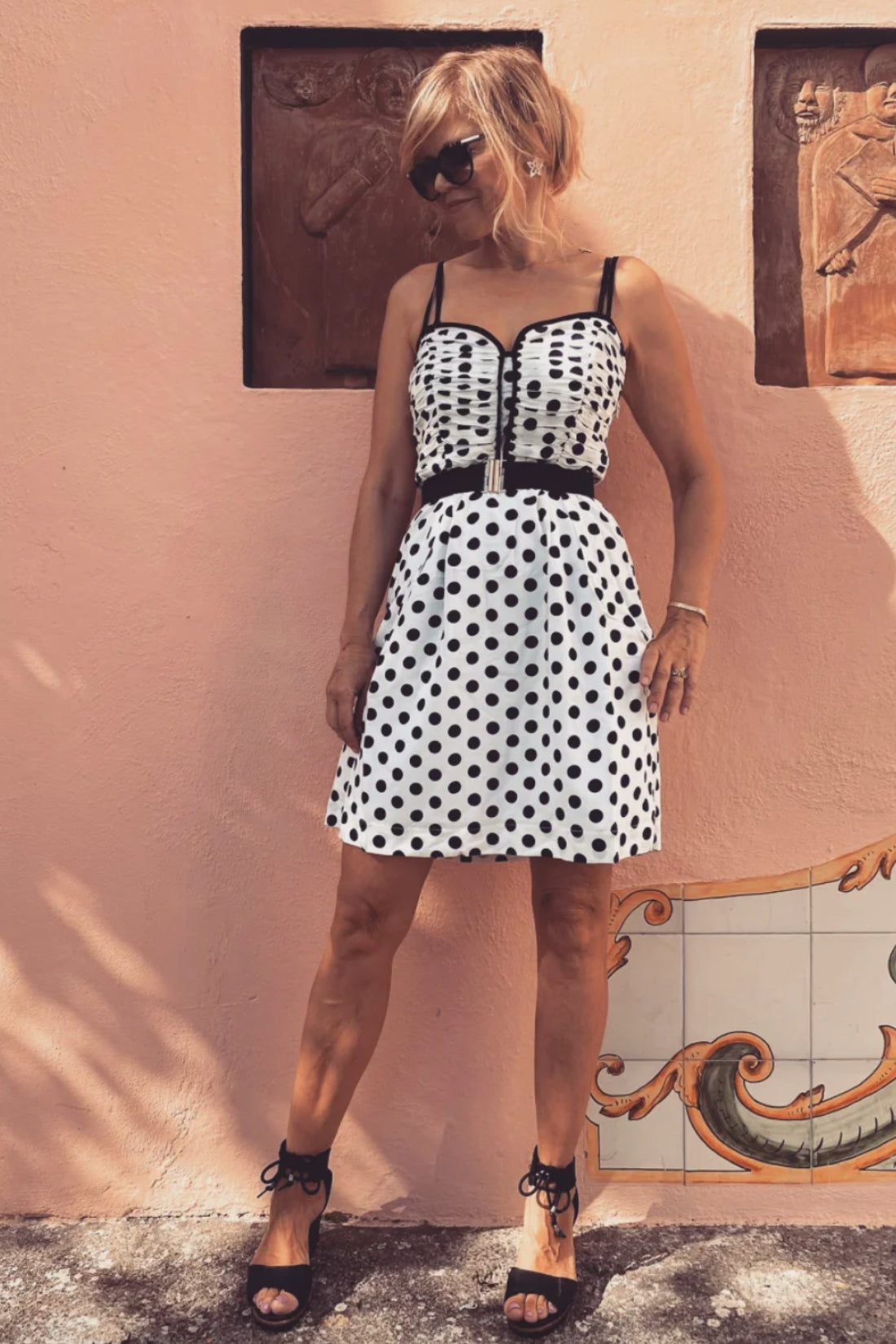 Rimini Polka Dot Dress