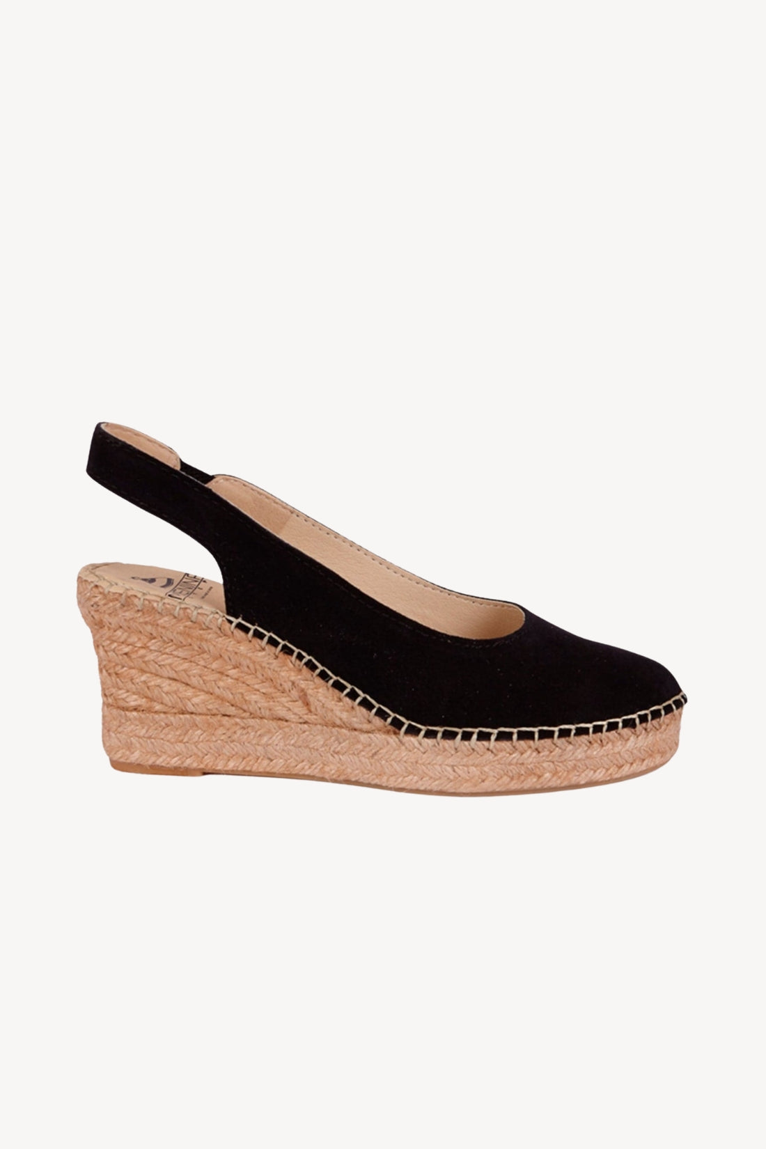 Senorita Black Espadrille Wedges
