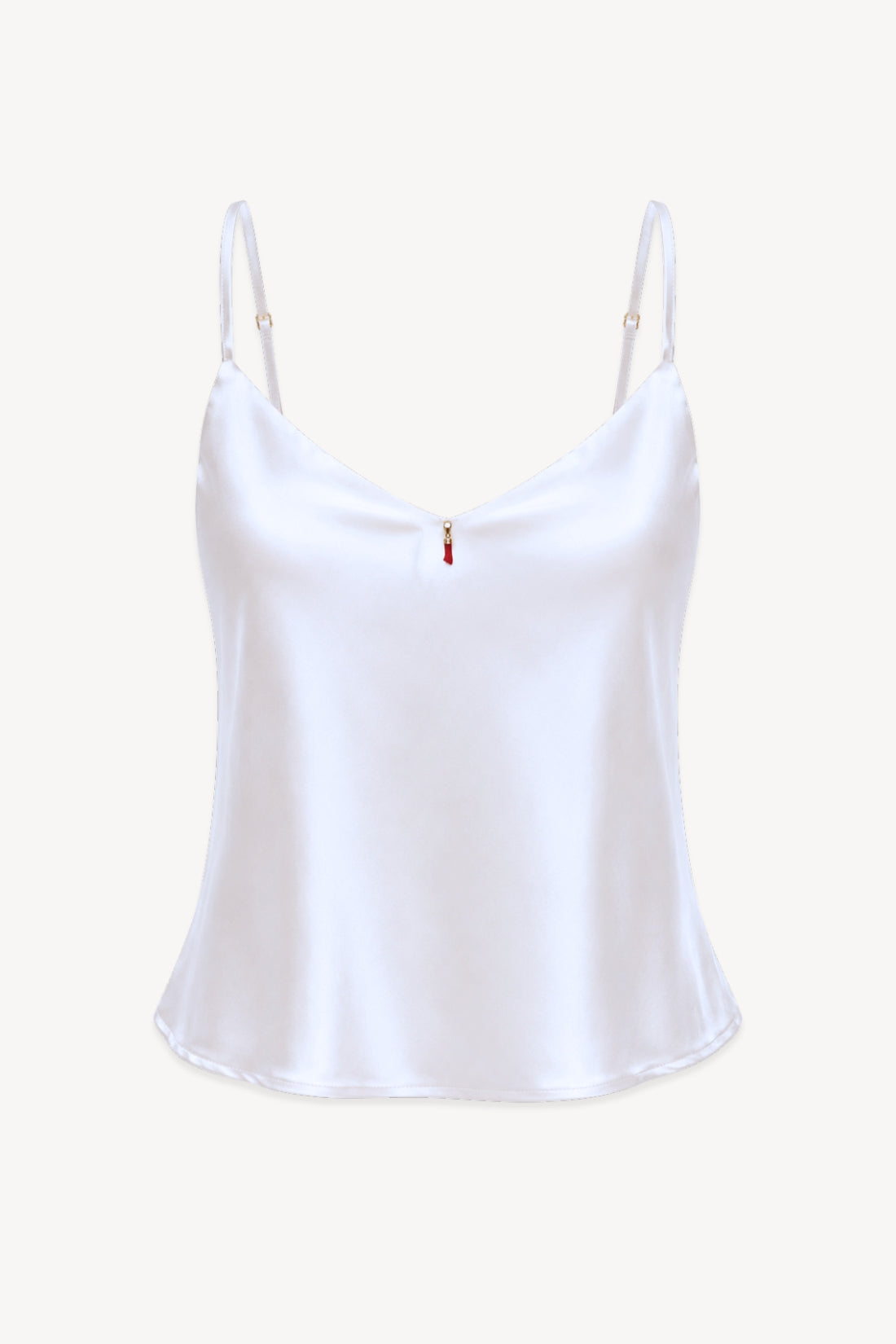 Amalia Silk Top and Mediterranean Coral | Mother of Pearl