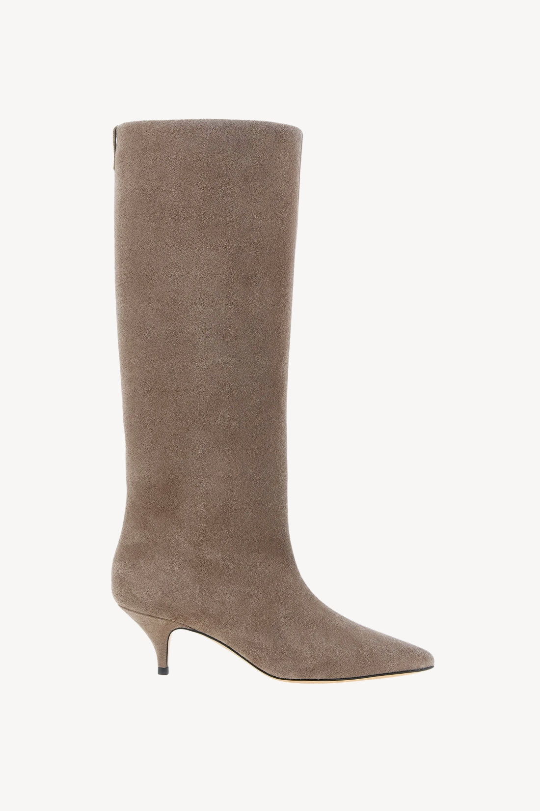 Suede Knee-High Boots