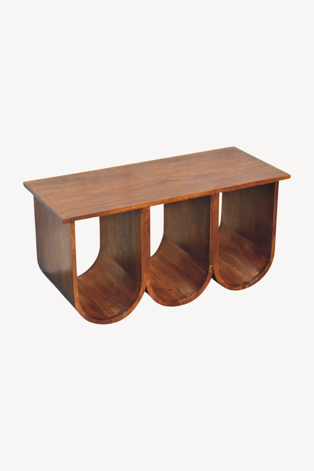 Triple Open Style Coffee Table