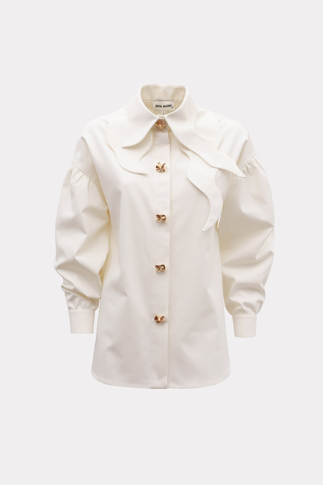 Vintage-Inspired Blouse And Suit Style Vest | Set Ivory & Black
