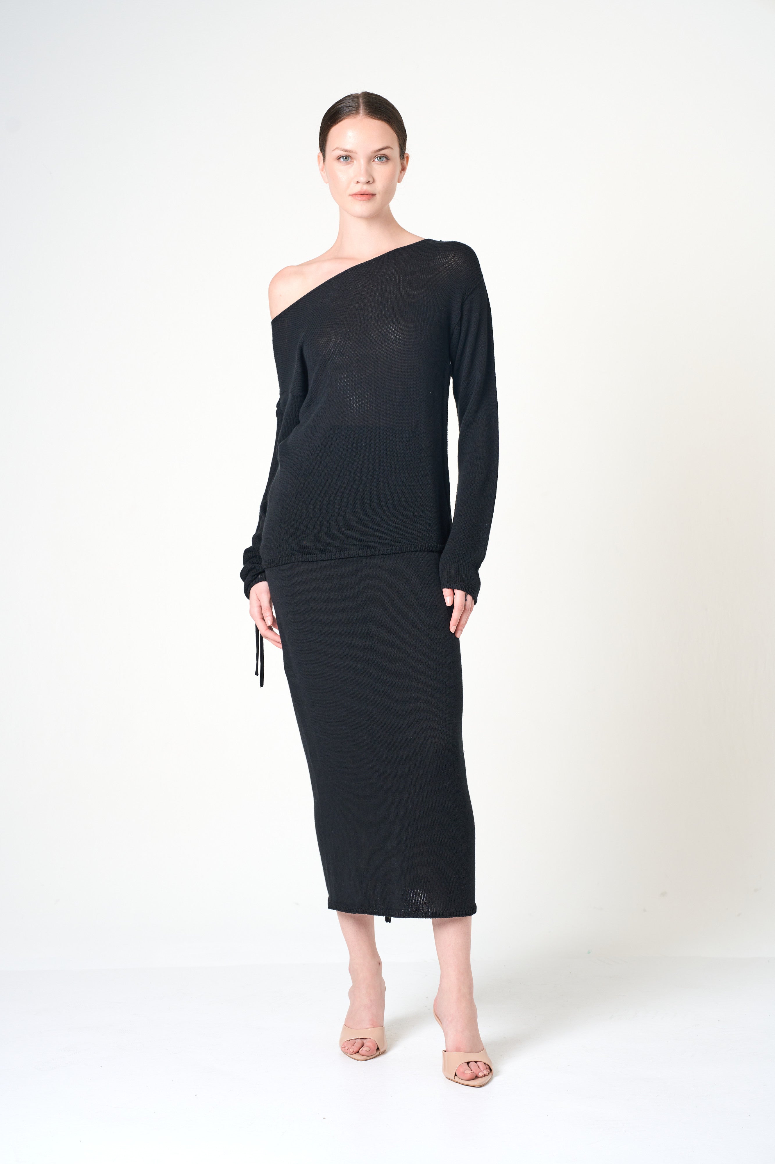 Long Sleeve Top in Black