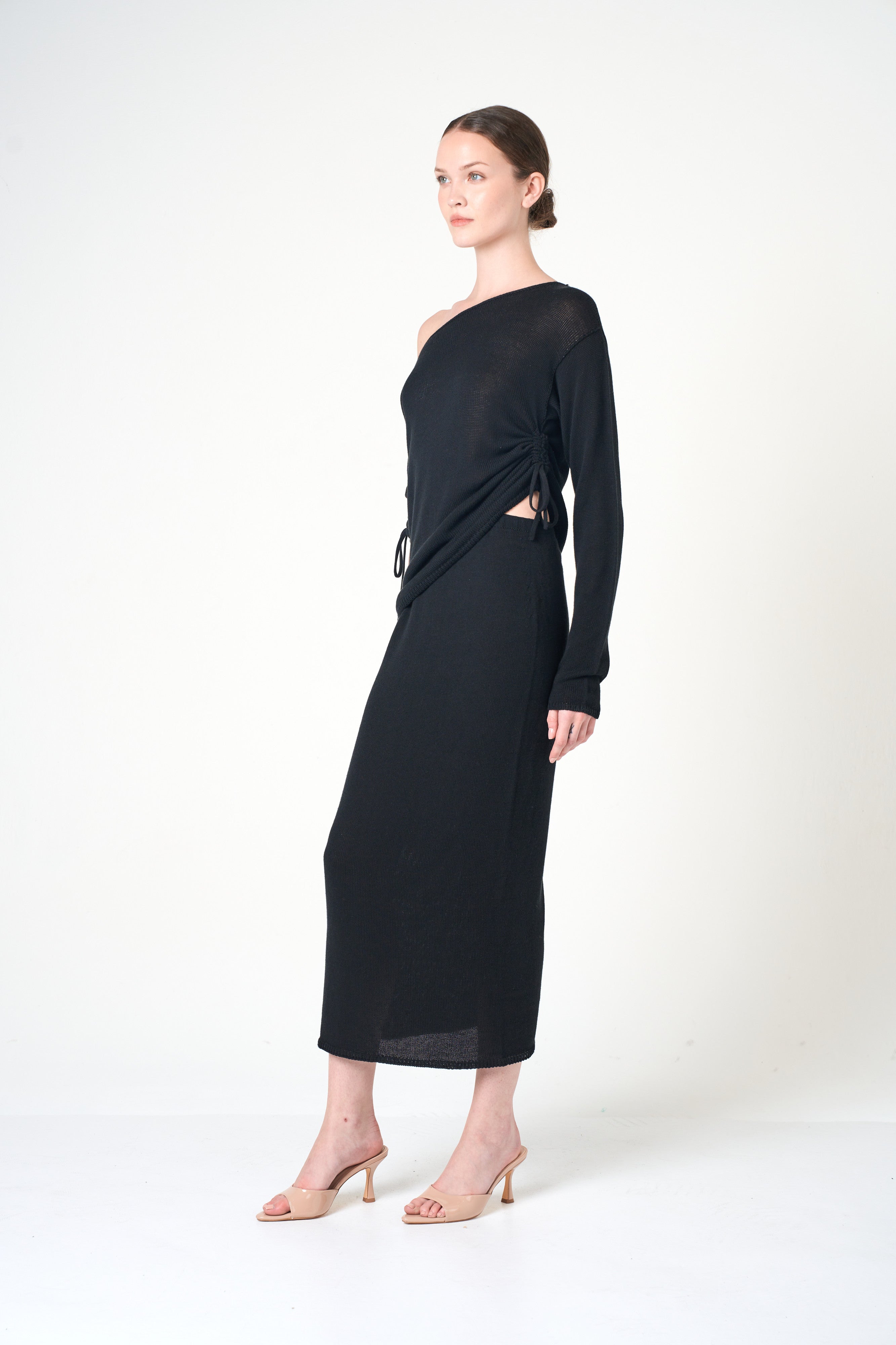 Long Sleeve Top in Black